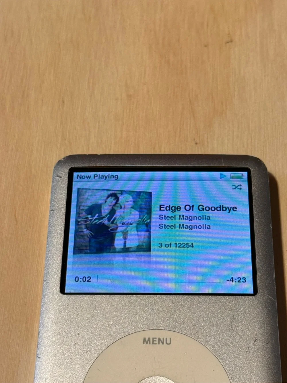 iPod Model:A1238 6thGEN 80GB Silver Tested Good w/12254-Song-Charg Read Info Blw